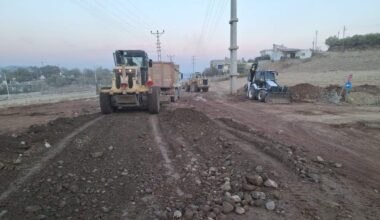 Büyükşehir’den Türkoğlu Orçan Caddesi’nde Çalışma