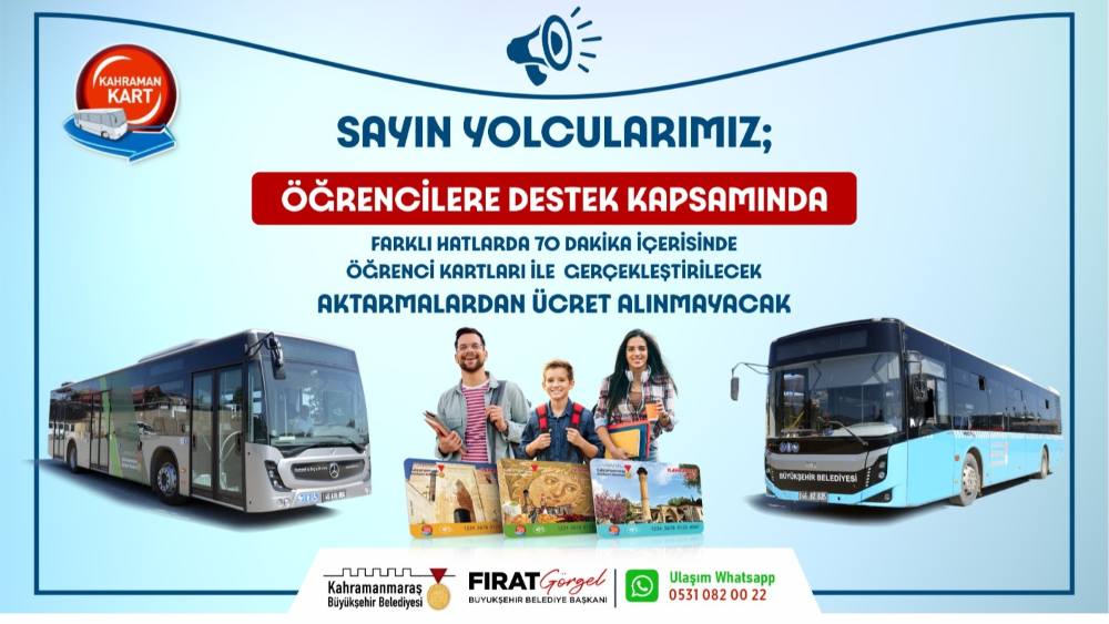 Kahramanmaraş Büyükşehir Belediyesi, Başkan Fırat Görgel öncülüğünde gençlere yönelik toplu