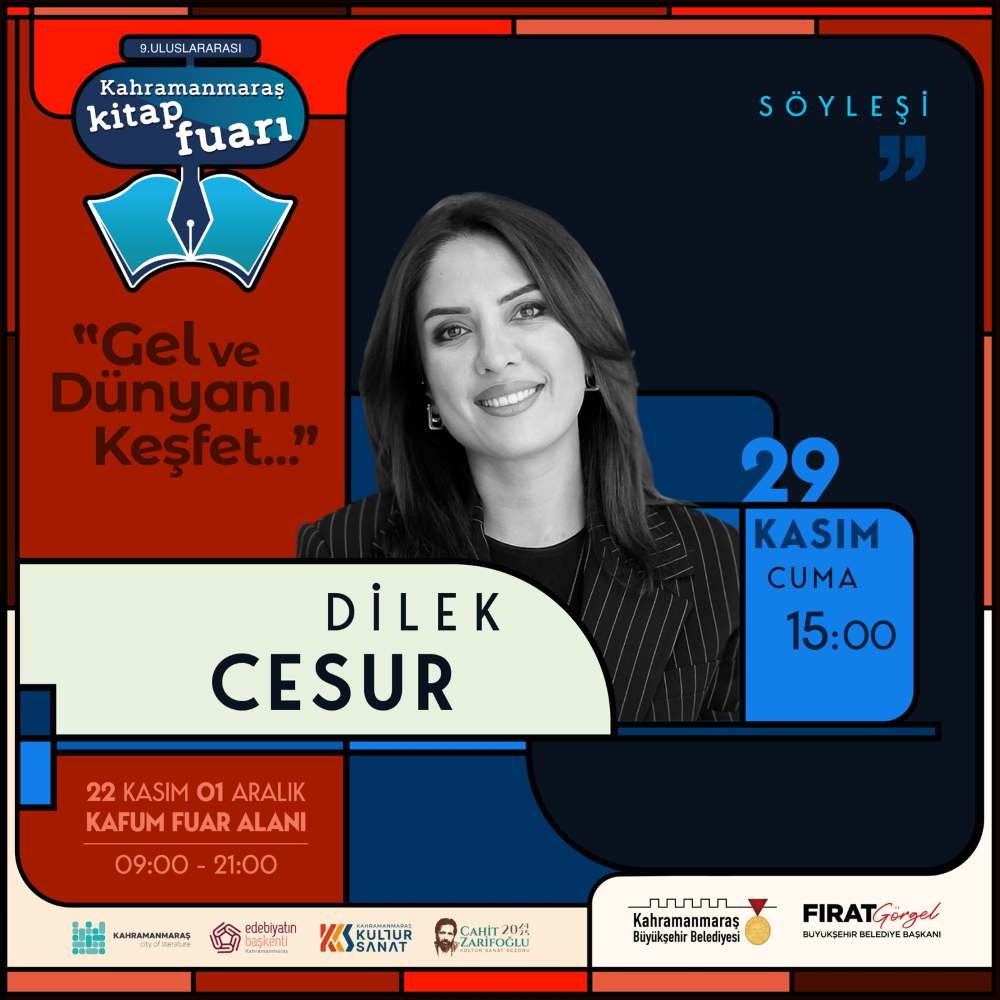 Kitap Fuarı’nda Edebiyat Dolu Bir Gün Kahramanmaraş Büyükşehir Belediyesi tarafından