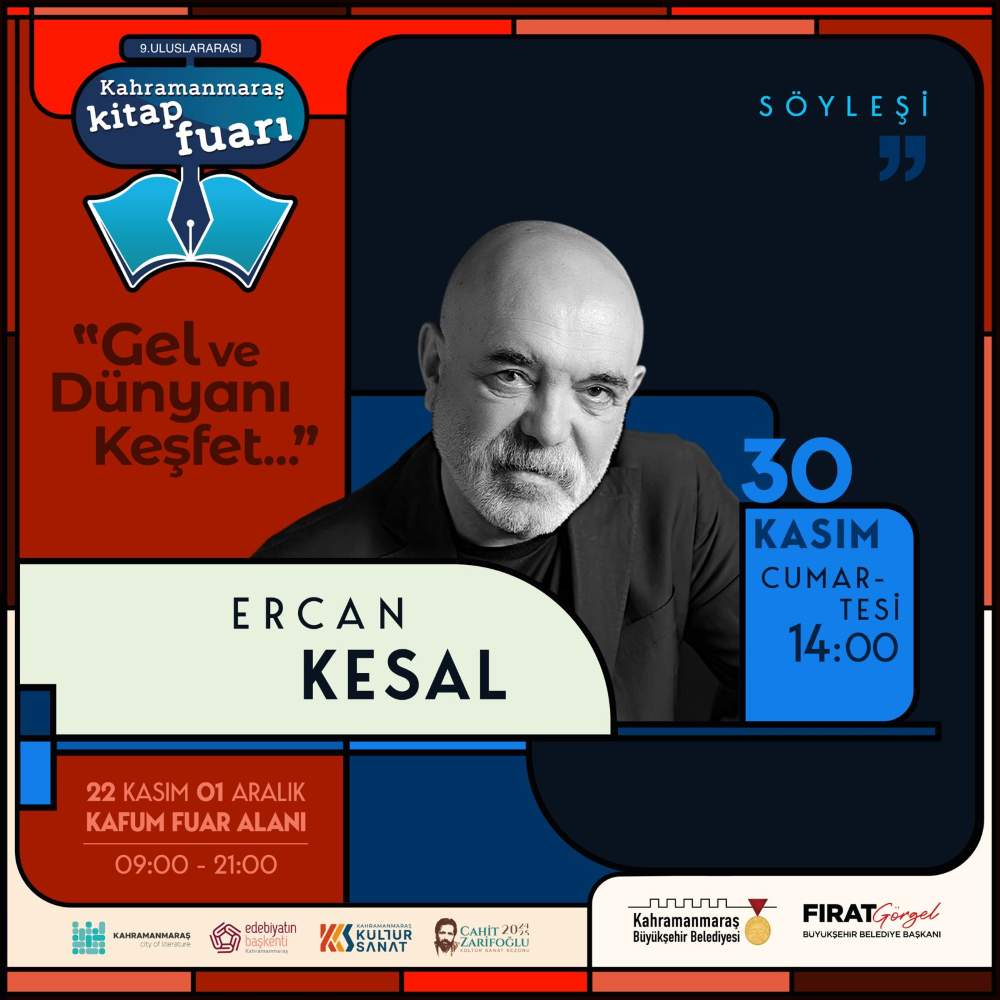 Kahramanmaraş Büyükşehir Belediyesi’nin düzenlediği 9. Uluslararası Kitap Fuarı, 30 Kasım