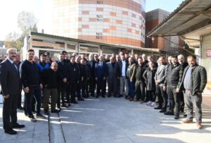 Kahramanmaraş Büyükşehir Belediye Başkanı Fırat Görgel ve Vali Mükerrem Ünlüer,