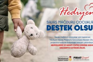 Büyükşehir’in “Hediyen Savaş Mağduru Çocuklara Destek Olsun” Projesi Devam Ediyor