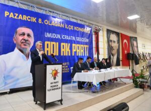 AK Parti Pazarcık 8. Olağan Kongresi’nde konuşan Kahramanmaraş Büyükşehir Belediye