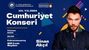 Kahramanmaraş Büyükşehir Belediyesi, Cumhuriyet Bayramı kutlamaları kapsamında 3 Kasım Pazar