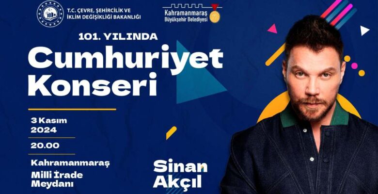 Sinan Akçıl, Cumhuriyet Konserinde Sahne Alacak