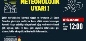 Kuvvetli Fırtına Pazartesi Günü Öğle Saatlerine Kadar Devam Edecek