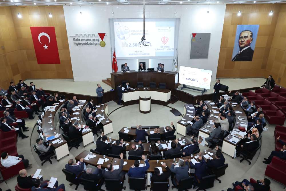 Kahramanmaraş Büyükşehir Belediyesi, 2024 yılının son olağan meclis toplantısını Başkan