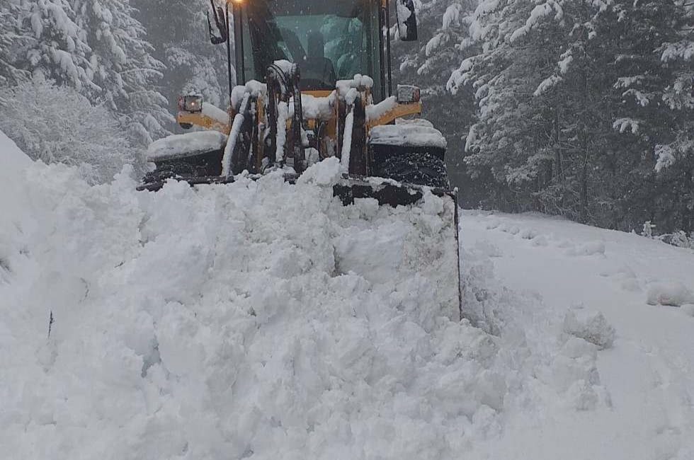 Kahramanmaraş Büyükşehir Belediyesi, Göksun, Dulkadiroğlu, Onikişubat ve Çağlayancerit kırsalında karla