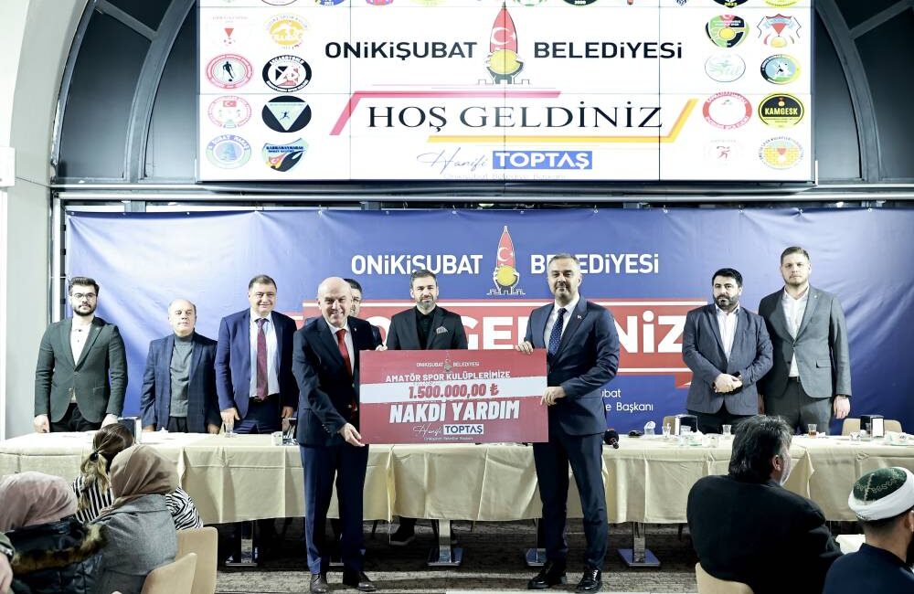 Başkan Toptaş’tan amatör spora dev destek!