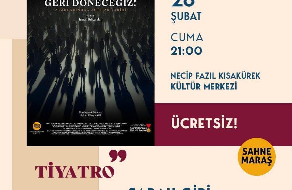 Büyükşehir’den Anlamlı Tiyatro Gösterisi