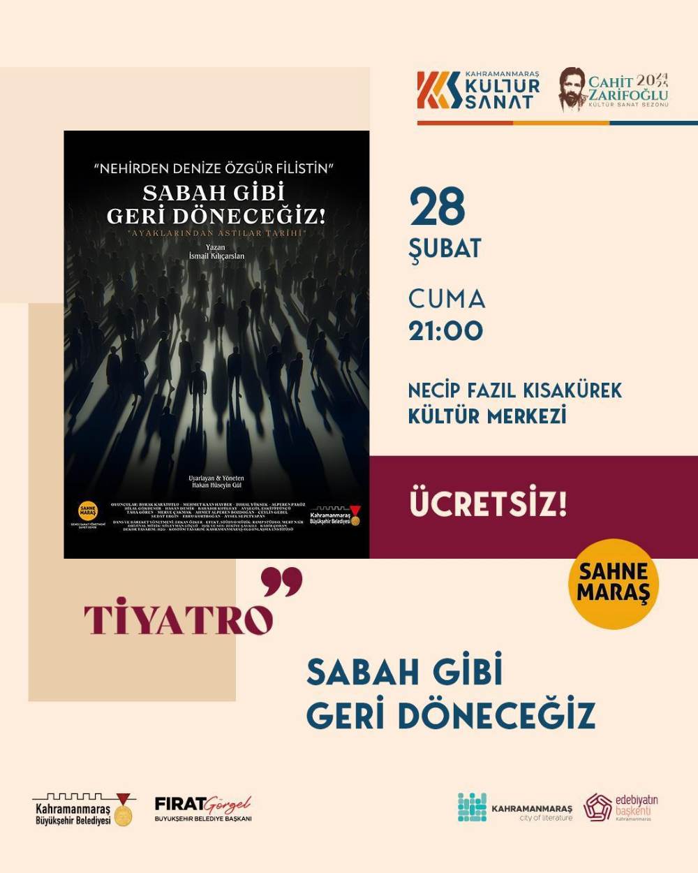 Büyükşehir’den Anlamlı Tiyatro Gösterisi