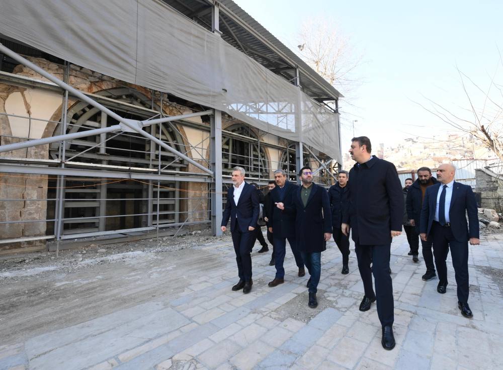 Kahramanmaraş Büyükşehir Belediye Başkanı Fırat Görgel, Vakıflar Genel Müdürü Sinan