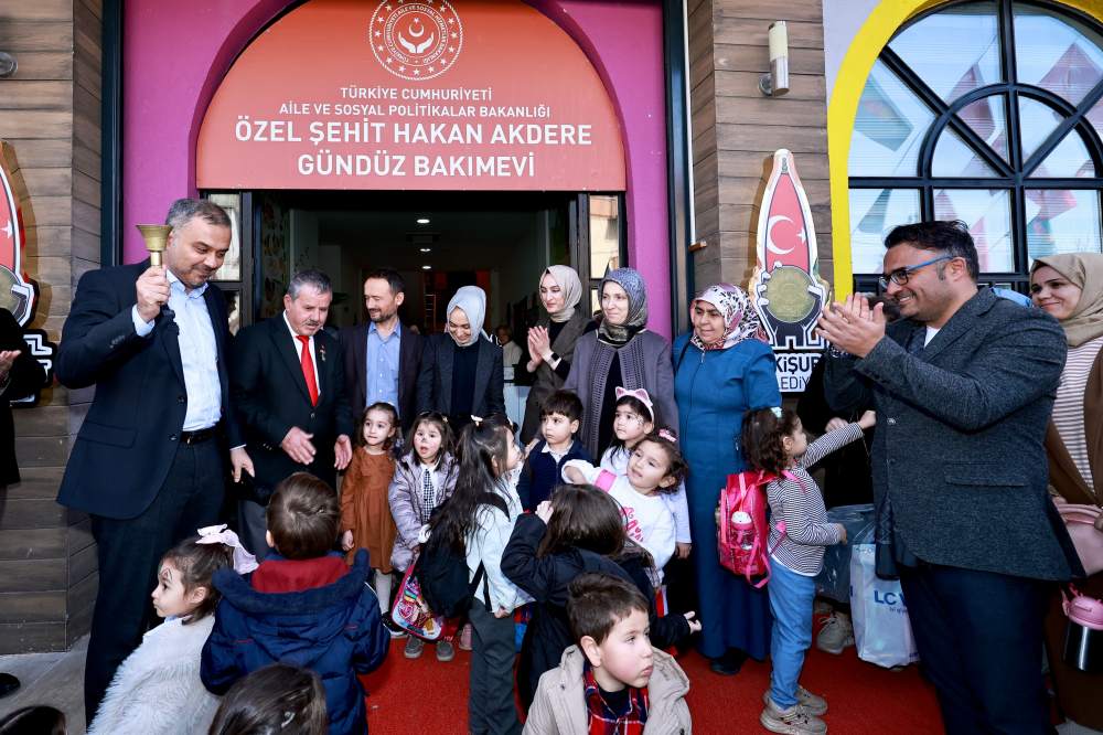 Şehit Hakan Akdere Gündüz Bakımevi’nde ilk ders zili çaldı.