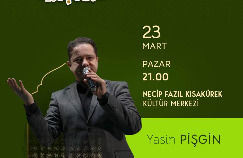 Büyükşehir Belediyesinin Ramazan ayına özel düzenlediği kültür sanat etkinlikleri
kapsamında 23
