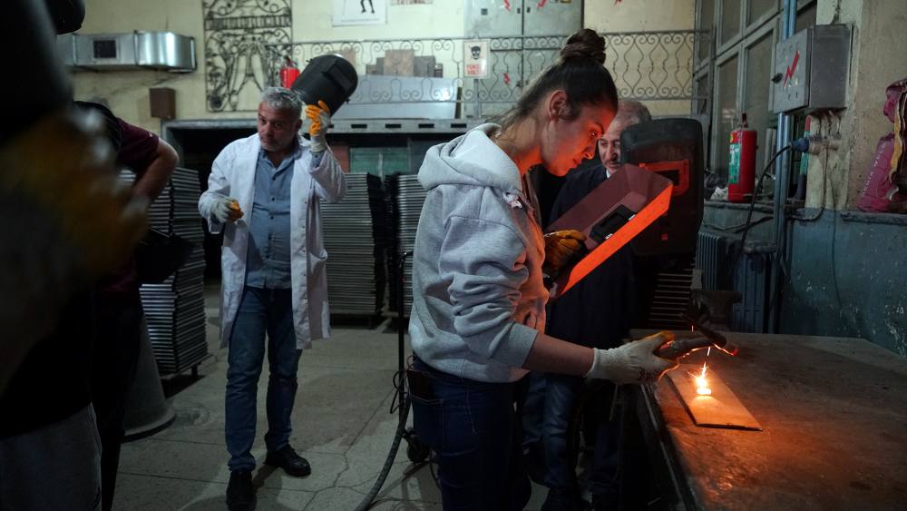 KAMEK’te düzenlenen Kaynakçılık Kursu, farklı yaş ve meslek gruplarından
vatandaşların yoğun