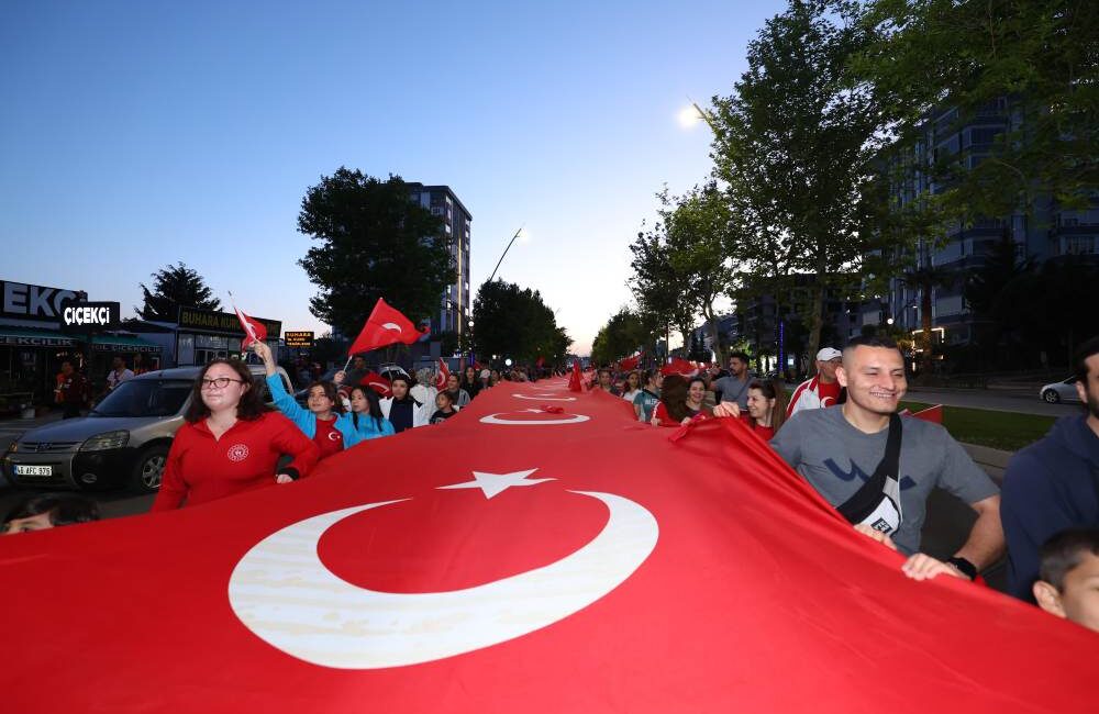19 Mayıs Atatürk’ü Anma, Gençlik ve Spor Bayramı dolayısıyla düzenlenen