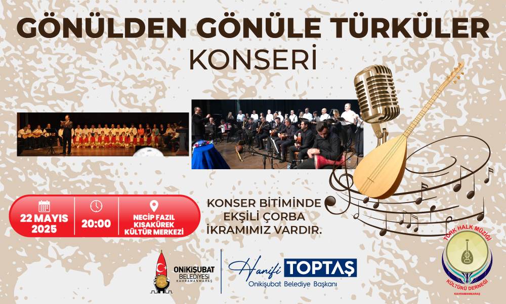 Onikişubat Belediyesi, kültür ve sanat faaliyetleri kapsamında düzenlediği etkinliklere bir