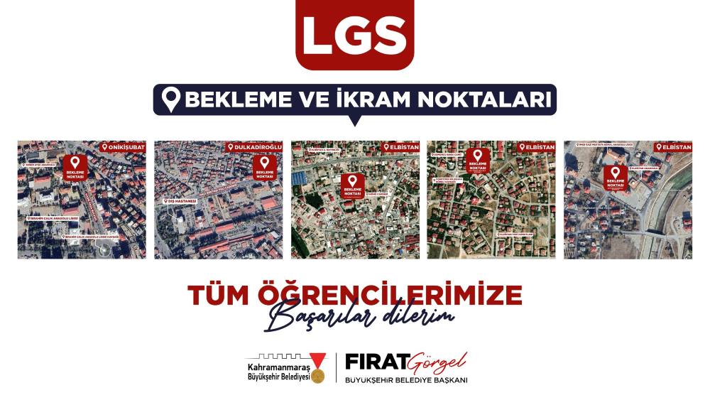 Büyükşehir Belediyesi, 15 Haziran Pazar günü gerçekleştirilecek LGS’de hem
öğrencilerin hem
