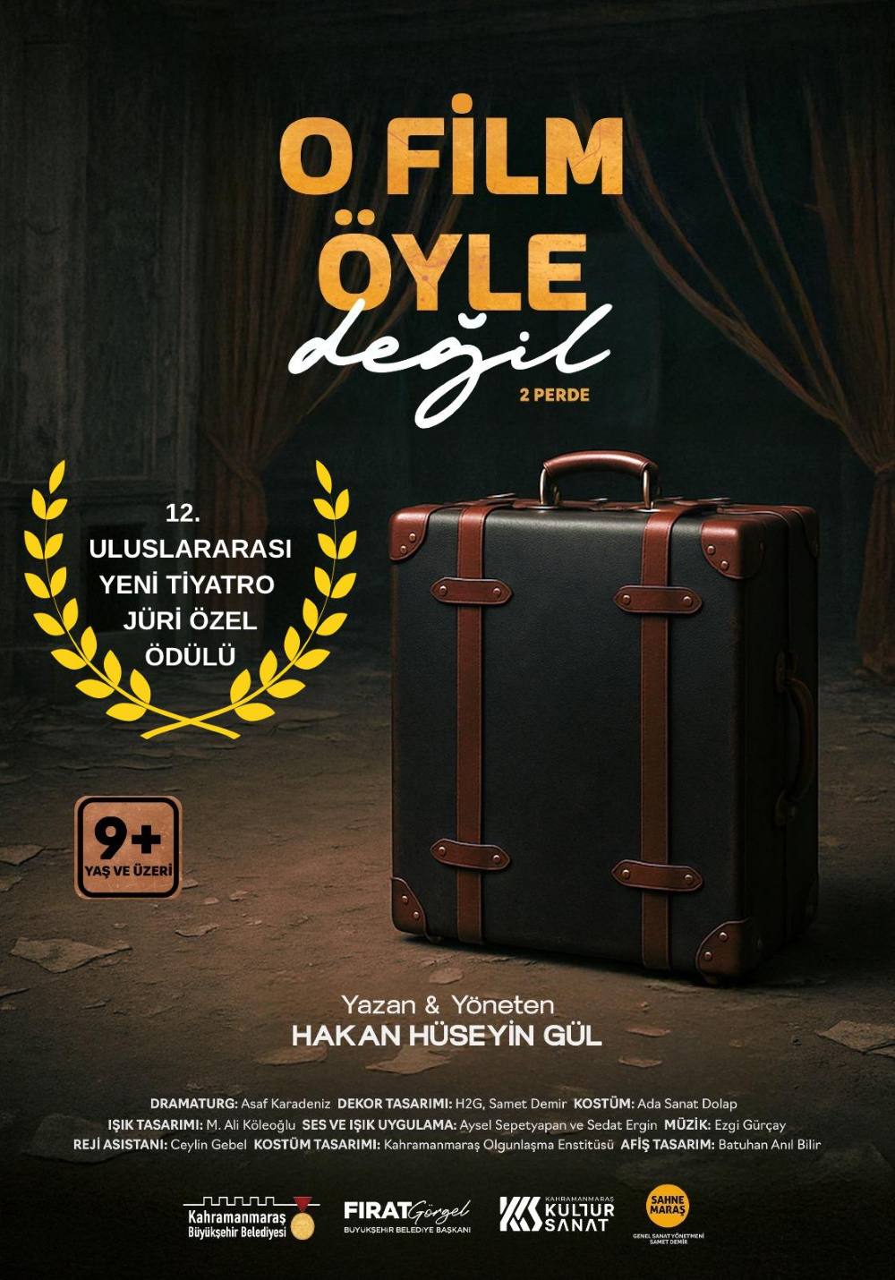 Büyükşehir Belediyesi Sahne Maraş Tiyatro Okulu, ödüllü gösterisi “O Film