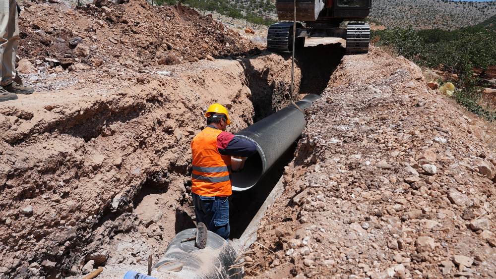 Yaklaşık 1 milyar TL’lik yatırımla hayata geçirilen projede, Pazarcık’a saniyede