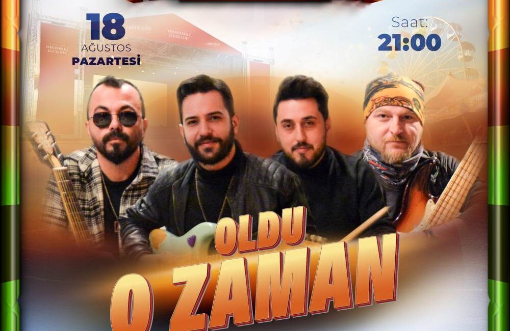 Türk pop müziğinin sevilen gruplarından “Oldu O Zaman”,
KAFUM’da sahne alarak