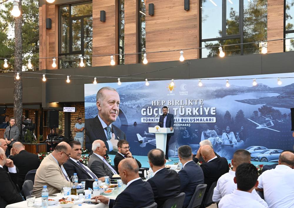 Çevre, Şehircilik ve İklim Değişikliği Bakanı Murat Kurum, 
Kahramanmaraş’ta yaptığı