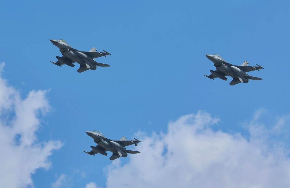 30 Ağustos Zafer Bayramı’nda Kahramanmaraş semaları, 
F-16’ların selamlama uçuşu ve