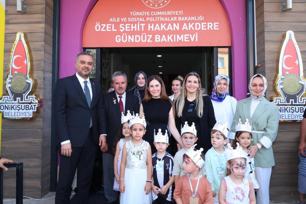 Onikişubat Belediye Başkanı Hanifi Toptaş, Şehit Hakan Akdere Gündüz Bakımevi’nde