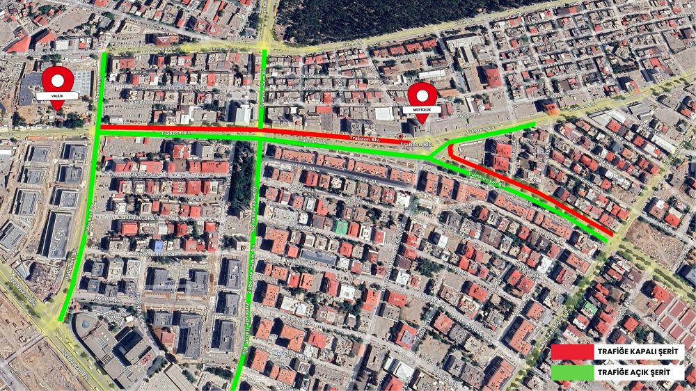 Kahramanmaraş Büyükşehir Belediyesi, Trabzon Bulvarı’nda yapılacak alt ve üstyapı çalışmaları