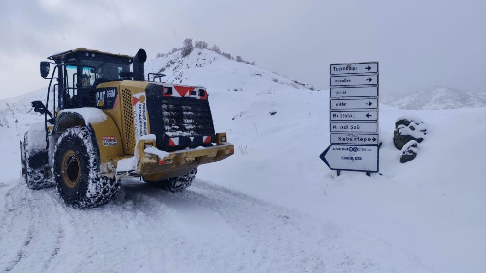 Kahramanmaraş, son yılların en sert kışını yaşıyor. 31 Aralık gecesi