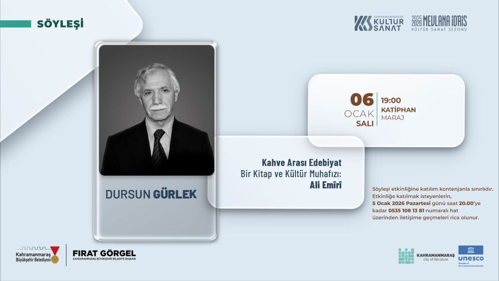 Kahramanmaraş Büyükşehir Belediyesi, Mevlâna İdris Kültür Sanat Sezonu kapsamında anlamlı
