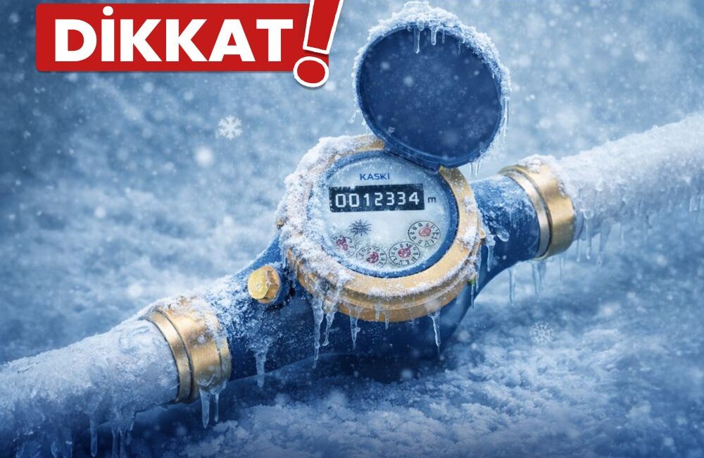 KASKİ Genel Müdürlüğü, hava sıcaklıklarının eksi derecelere düşmesiyle birlikte su