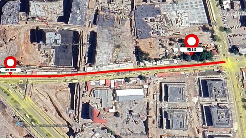 Kahramanmaraş Büyükşehir Belediyesi, Trabzon Bulvarı’nda yürütülecek inşa ve üstyapı çalışmaları