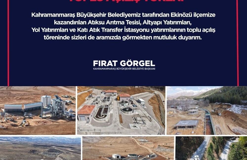 Büyükşehir Belediyesi, son 23 ayda Ekinözü’ne kazandırdığı 1,9 Milyar TL