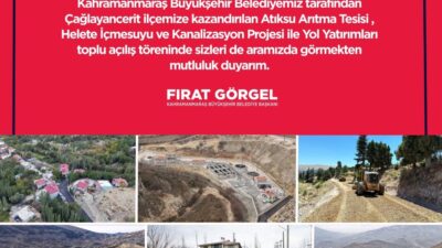 Büyükşehir Belediyesi tarafından son 23 ayda Çağlayancerit’e kazandırılan altyapı, ulaşım