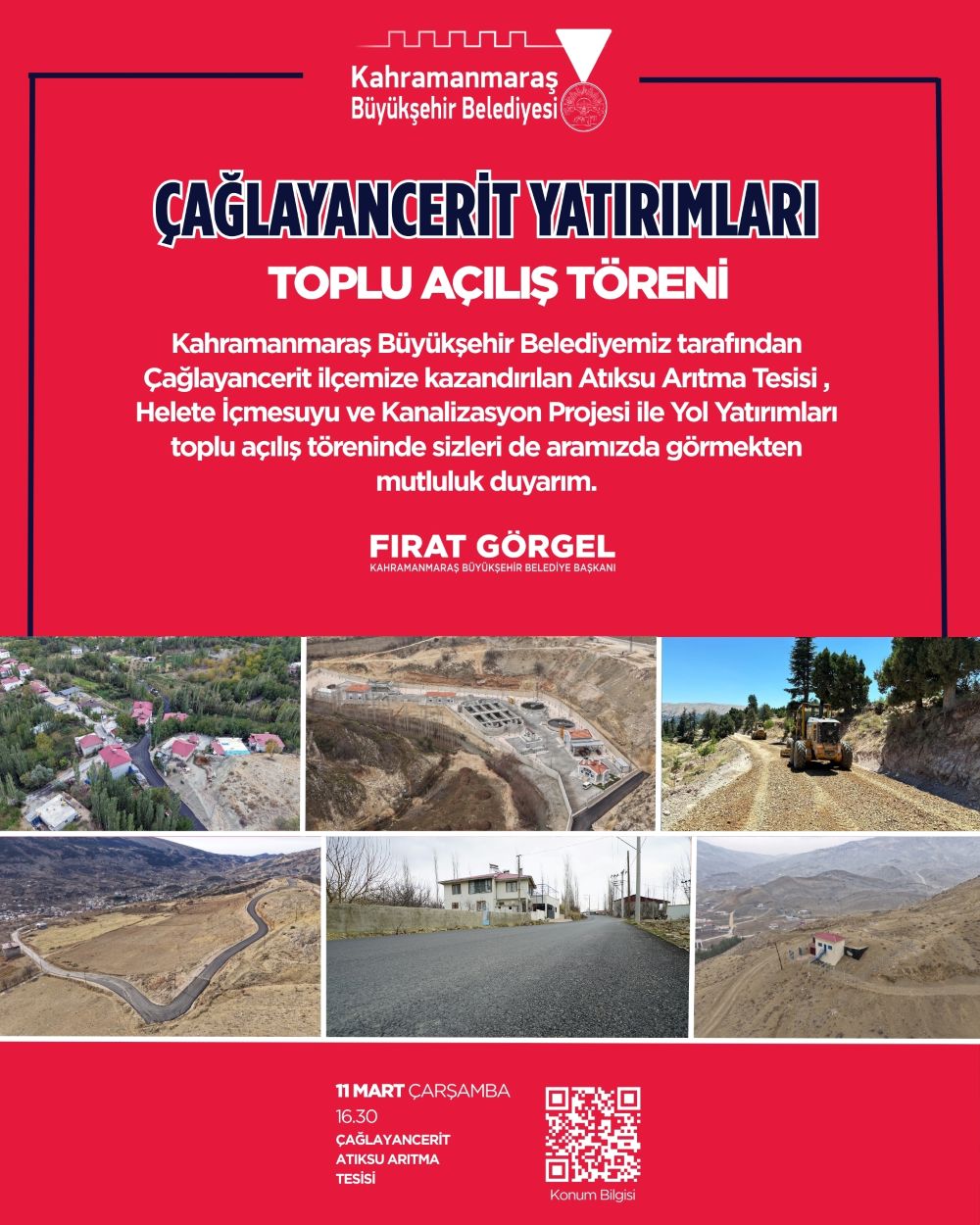 Büyükşehir Belediyesi tarafından son 23 ayda Çağlayancerit’e kazandırılan altyapı, ulaşım