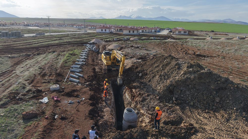 6 Şubat depremleri sonrası Afşin ve Elbistan ilçelerinde inşa edilen