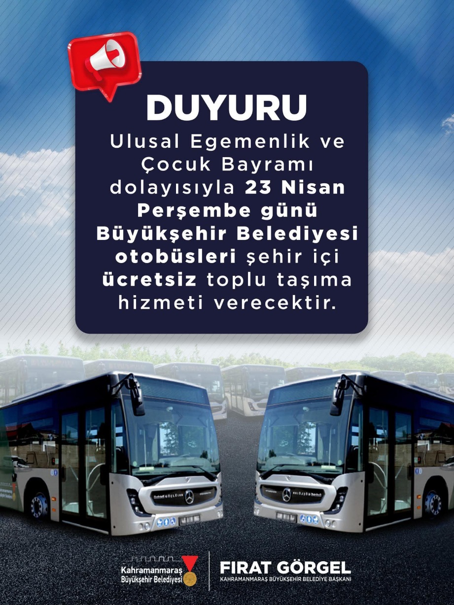 Kahramanmaraş Büyükşehir Belediyesi, 23 Nisan Ulusal Egemenlik ve Çocuk Bayramı