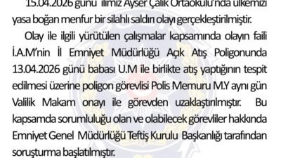 Okula saldırı düzenleyen Aras Mersinlinin babasıyla birlikte gittiği poligon görevlisi