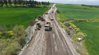 Dulkadiroğlu’nda beş mahalleyi Gaziantep Yolu’na bağlayan stratejik güzergâhta çalışma başlatan