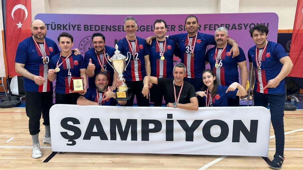 Süper Lig finalinde Adana Ayyıldız Engelliler Spor Kulübü’nü 3-1 mağlup