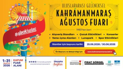 Büyükşehir Belediyesi tarafından 1 – 31 Ağustos tarihleri arasından KAFUM’da
düzenlenecek