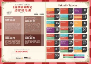 Heyecanla beklenen Uluslararası Geleneksel Kahramanmaraş Ağustos Fuarı, 9 Ağustos Cuma