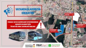 Büyükşehir Belediyesi, katılımcıların Geleneksel Ağustos Fuarı’na daha rahat ulaşım sağlaması için