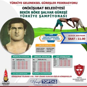 Onikişubat Belediyesi Bekir Böke Şalvar Güreşi Türkiye Şampiyonası’na ev sahipliği