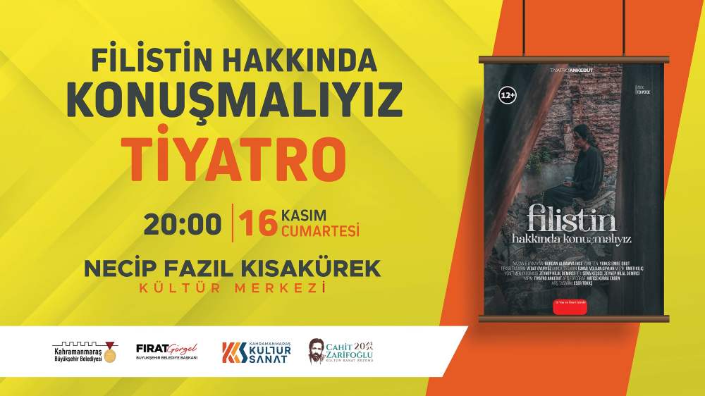 Kahramanmaraş Büyükşehir Belediyesi, Filistin’deki insanlık dramına dikkat çekmek amacıyla “Filistin