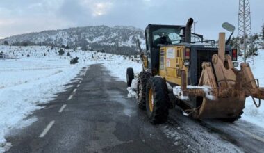 Büyükşehir, Kar Yağışı Sonrası 203 Mahalle Yolunu Ulaşıma Açtı