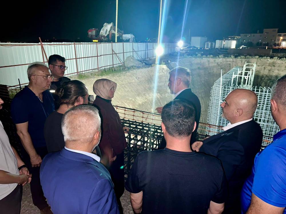 Kılavuzlu İçmesuyu İletim Hattı’nda devam eden çalışmaları yerinde inceleyen Başkan