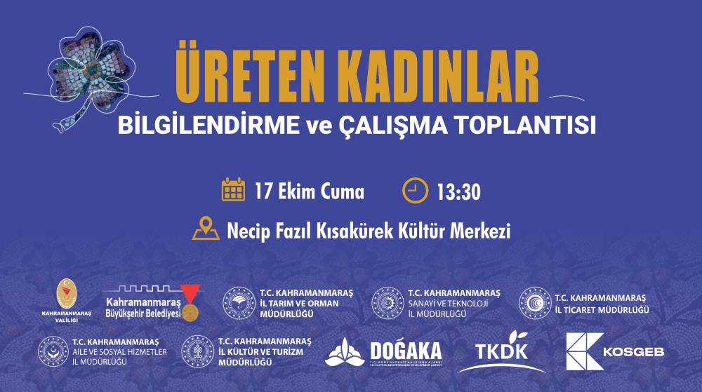 Kadınlara Sağlanan Destek ve Projeler Masaya Yatırılacak Büyükşehir Belediyesi, Valilik ve kamu kurumları iş birliğiyle 17 Ekim