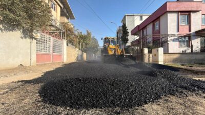 Dulkadiroğlu’nun Egemenlik ve Mehmet Akif mahallelerinde
 altyapı çalışmalarının ardından asfalt